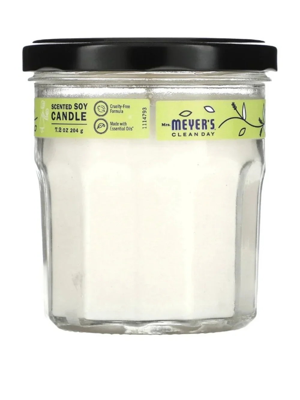 2 Pack of Mrs. Meyer's Clean Day Scented Soy Candles, Large Glass, 7.2 Oz